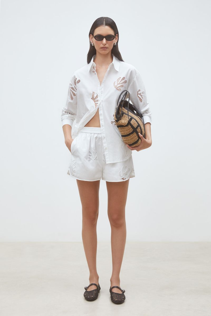 Short Bosco Blanco Roto