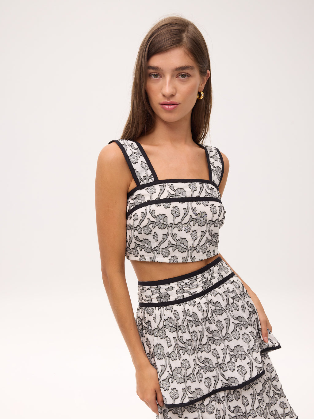 Set Top y Falda Titania Bicolor