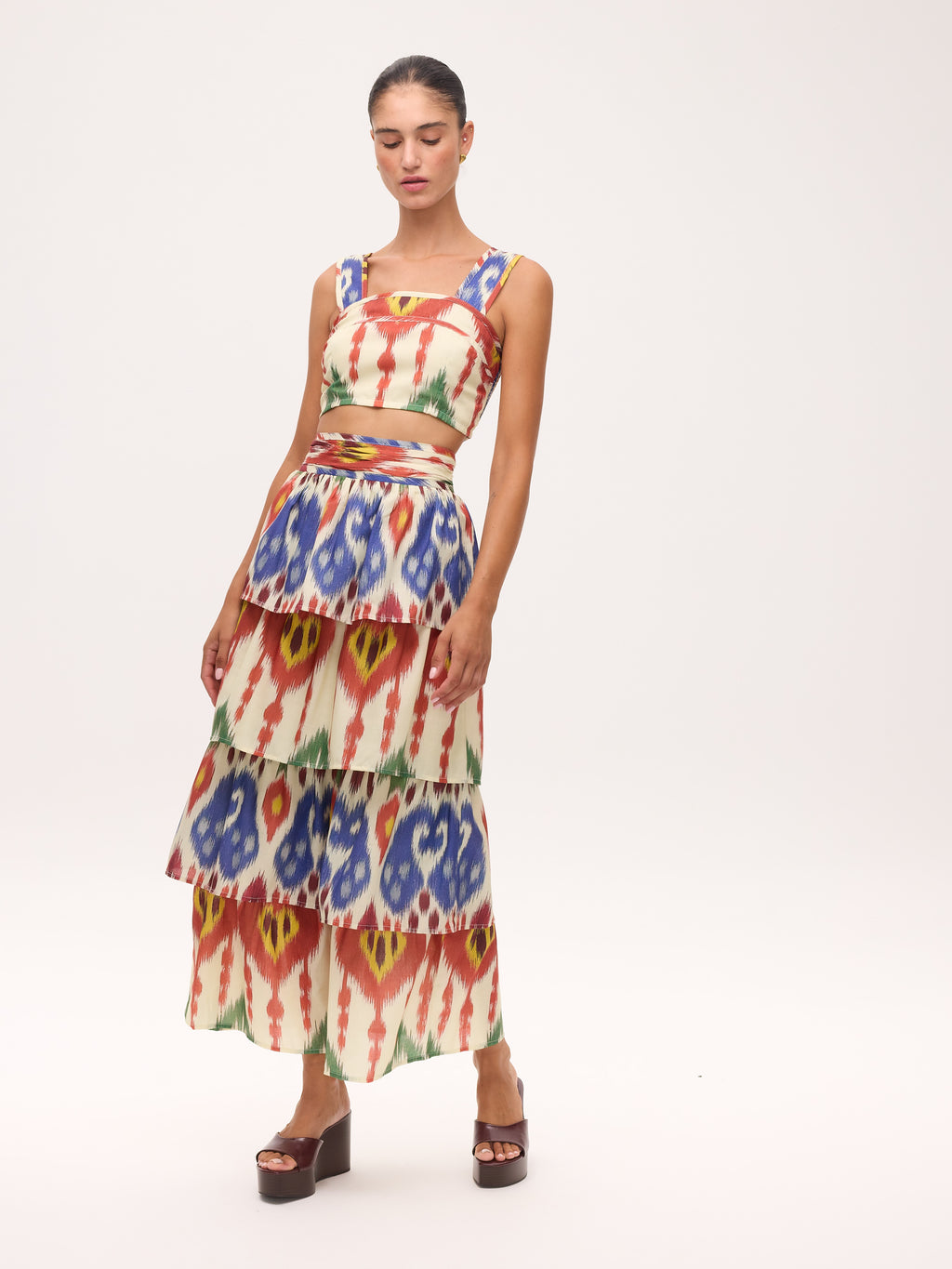Set Top y Falda Titania Ikat