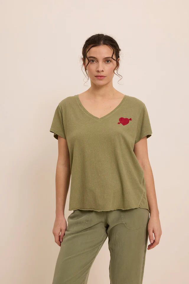 T-shirt Cáqui
