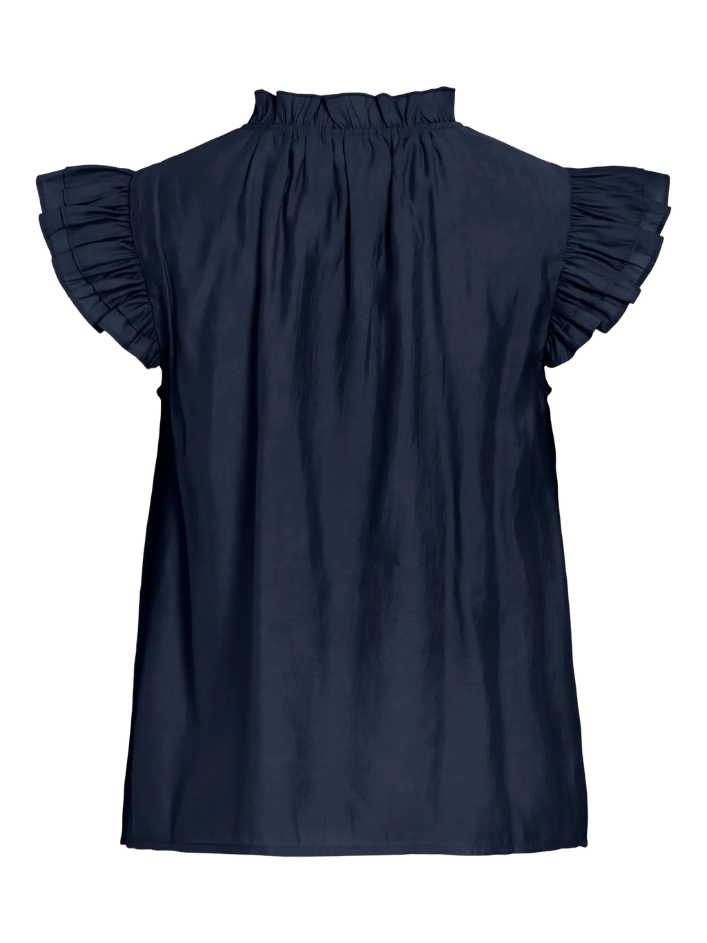 Top Vianu Escote Pico Azul Marino