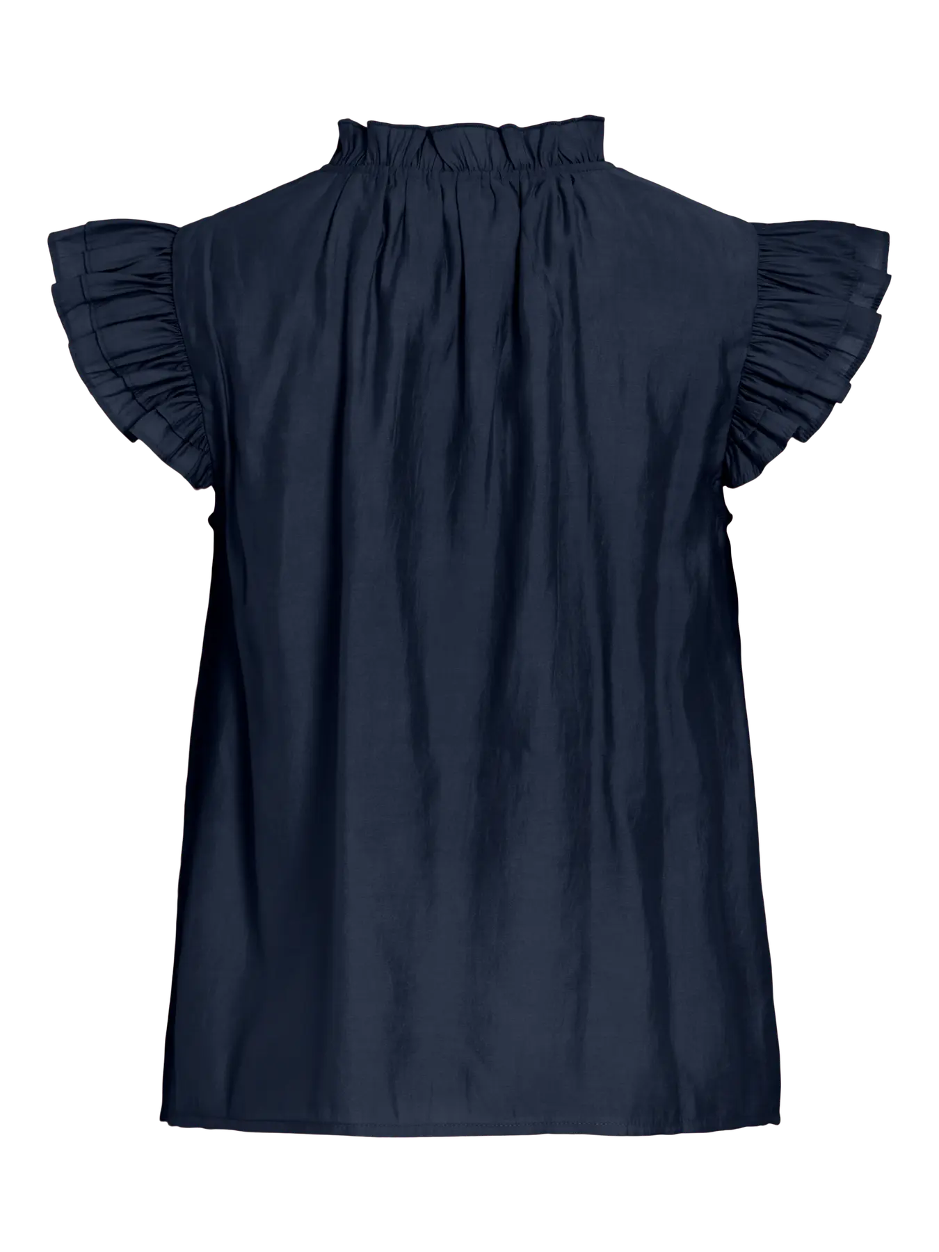 Top Vianu Escote Pico Azul Marino