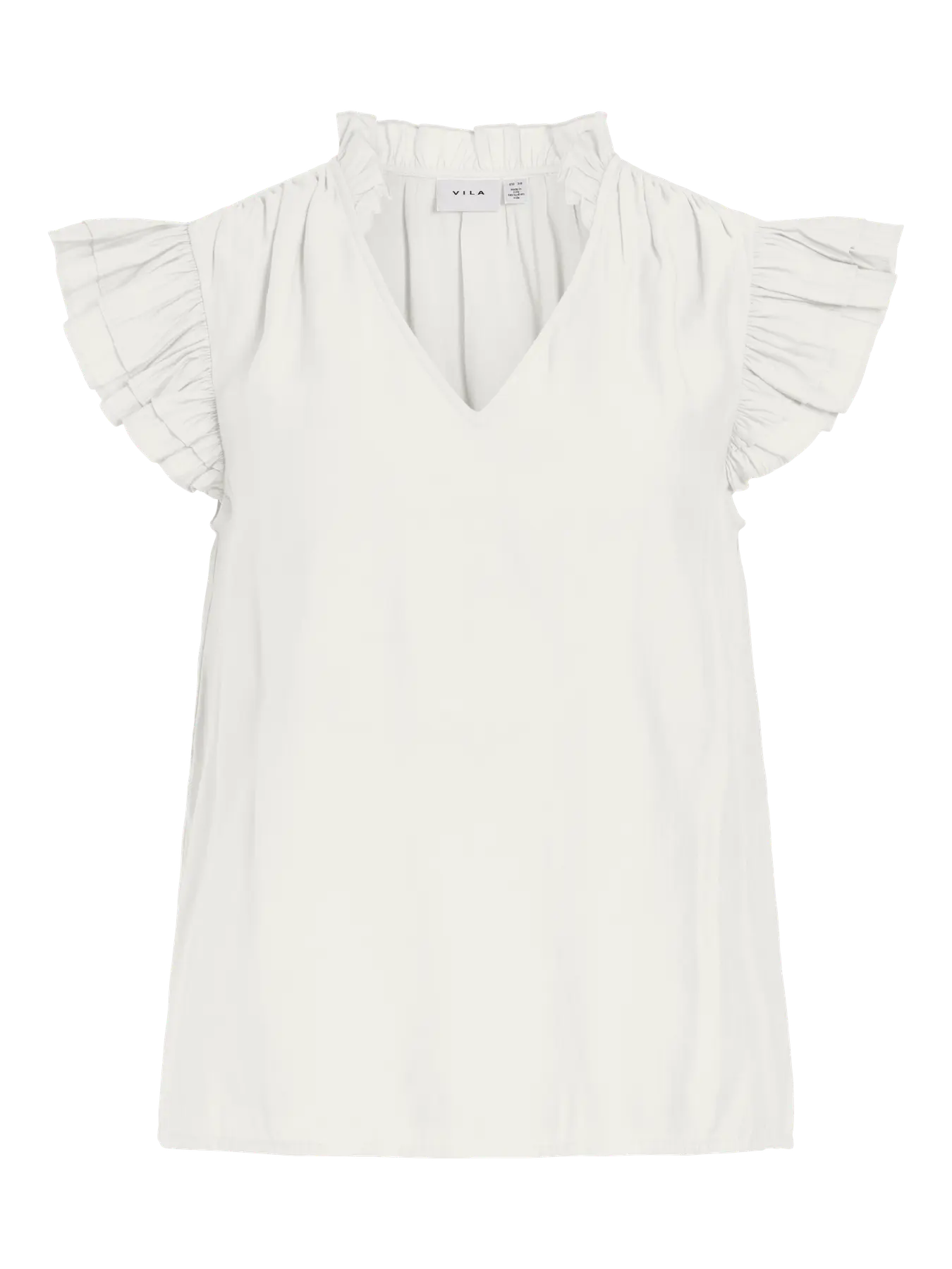 Top Vianu Escote Pico Blanco