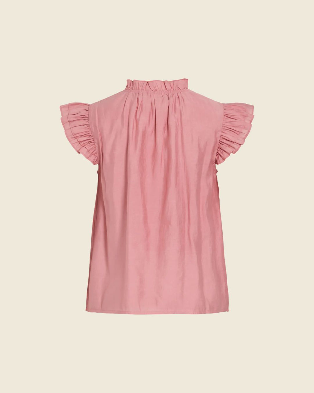 Top Vianu Escote Pico Rosa
