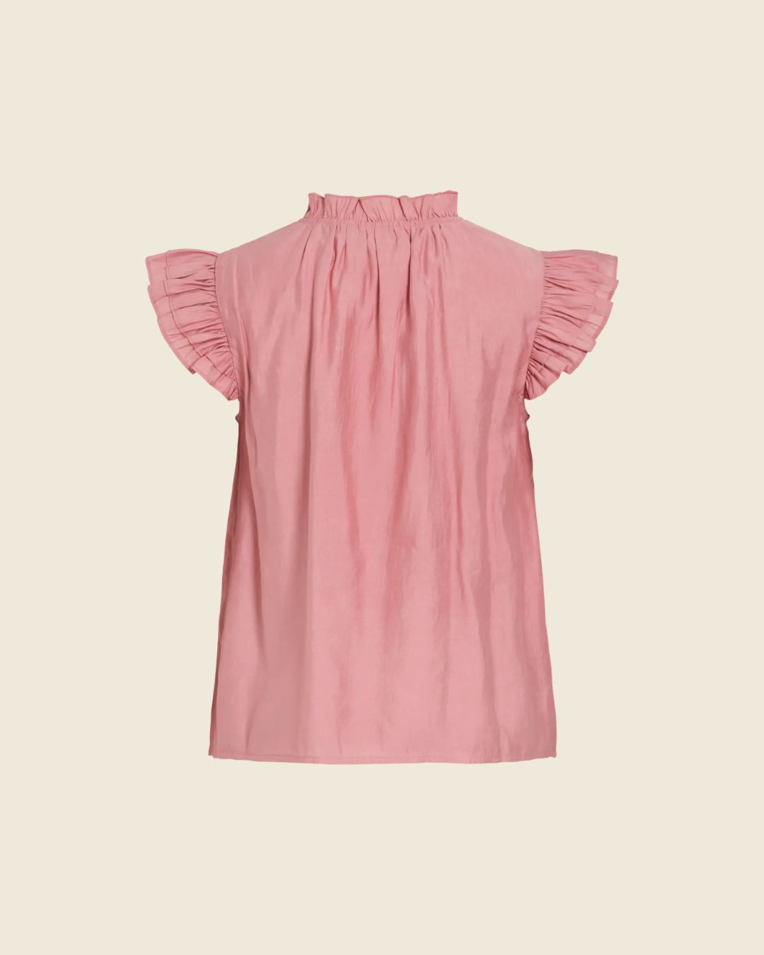 Top Vianu Escote Pico Rosa