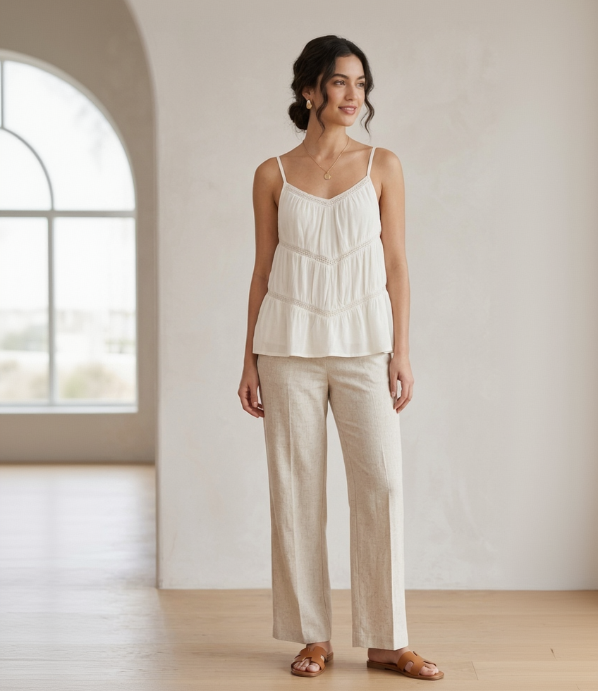Top Vibella Tirantes Birch