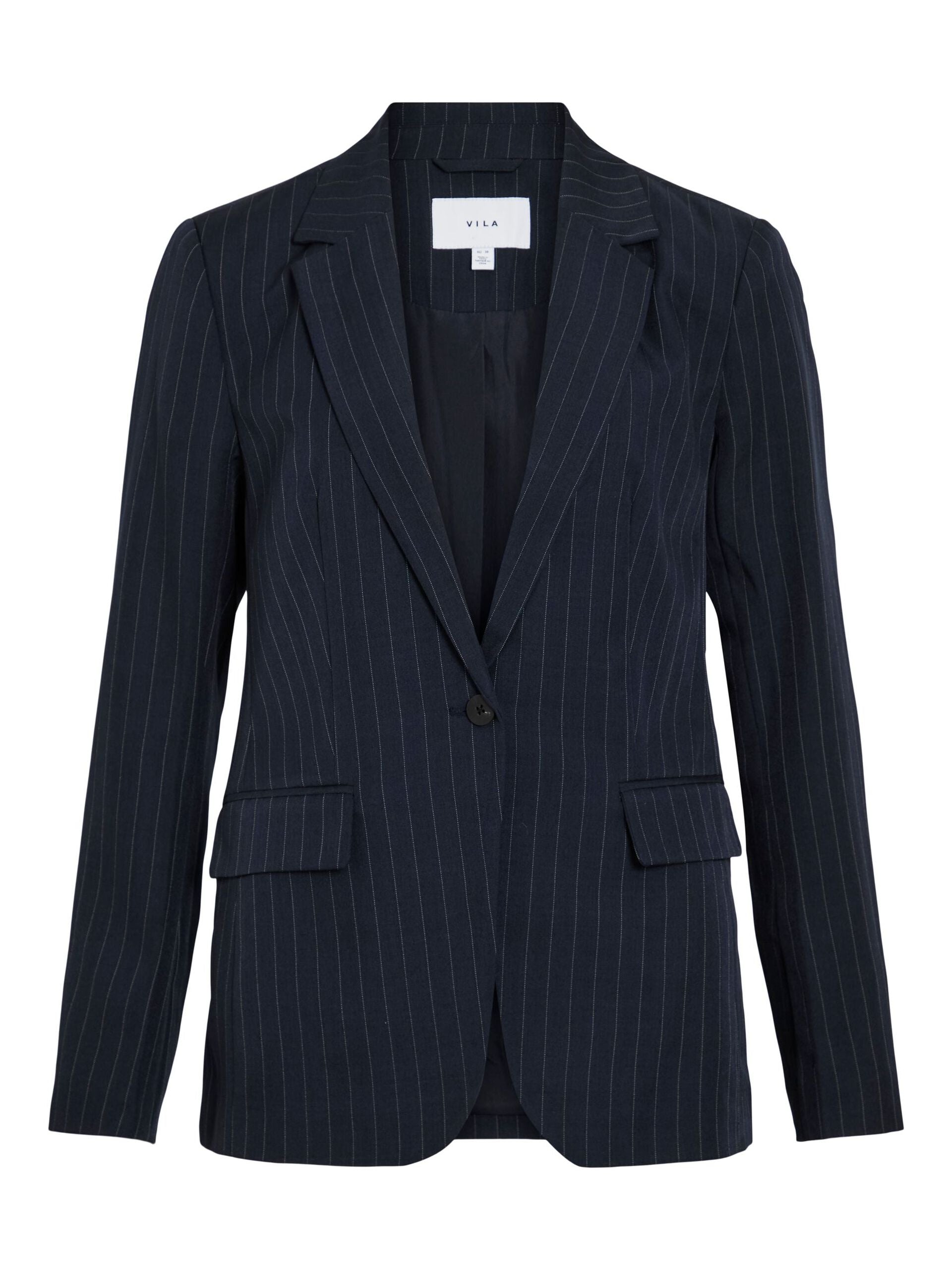 Blazer Vikemba Manga Larga Azul Marino Raya Diplomática