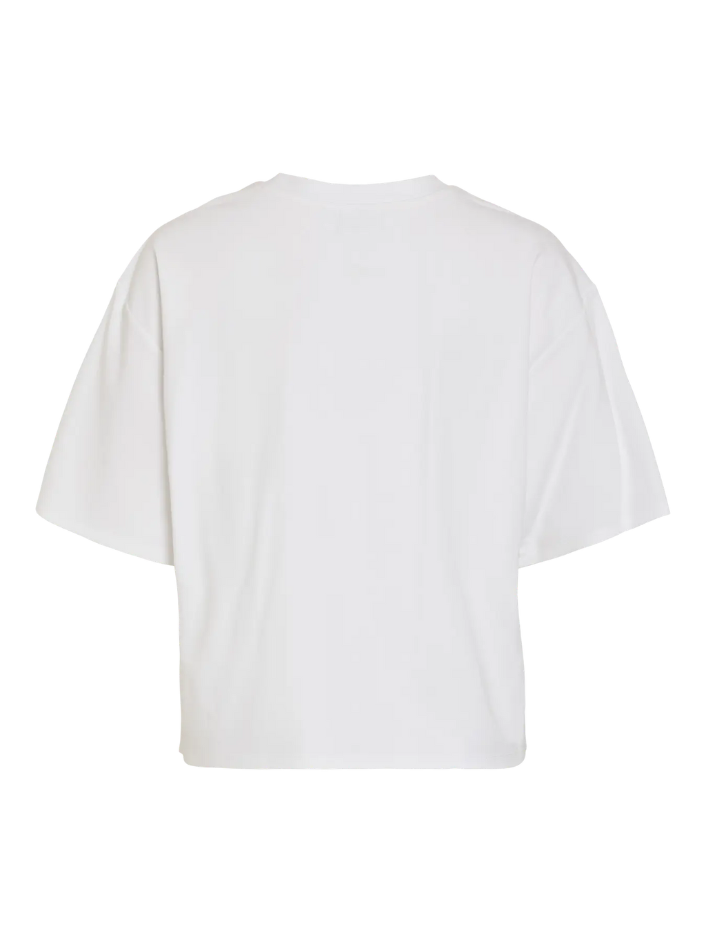 Viselsa Short Sleeve T-Shirt with White Embroidered Detail
