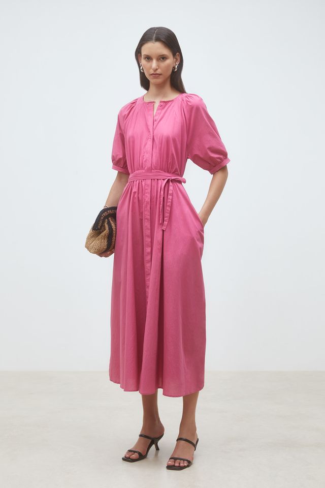 Vestido Cassie Rosa Palo