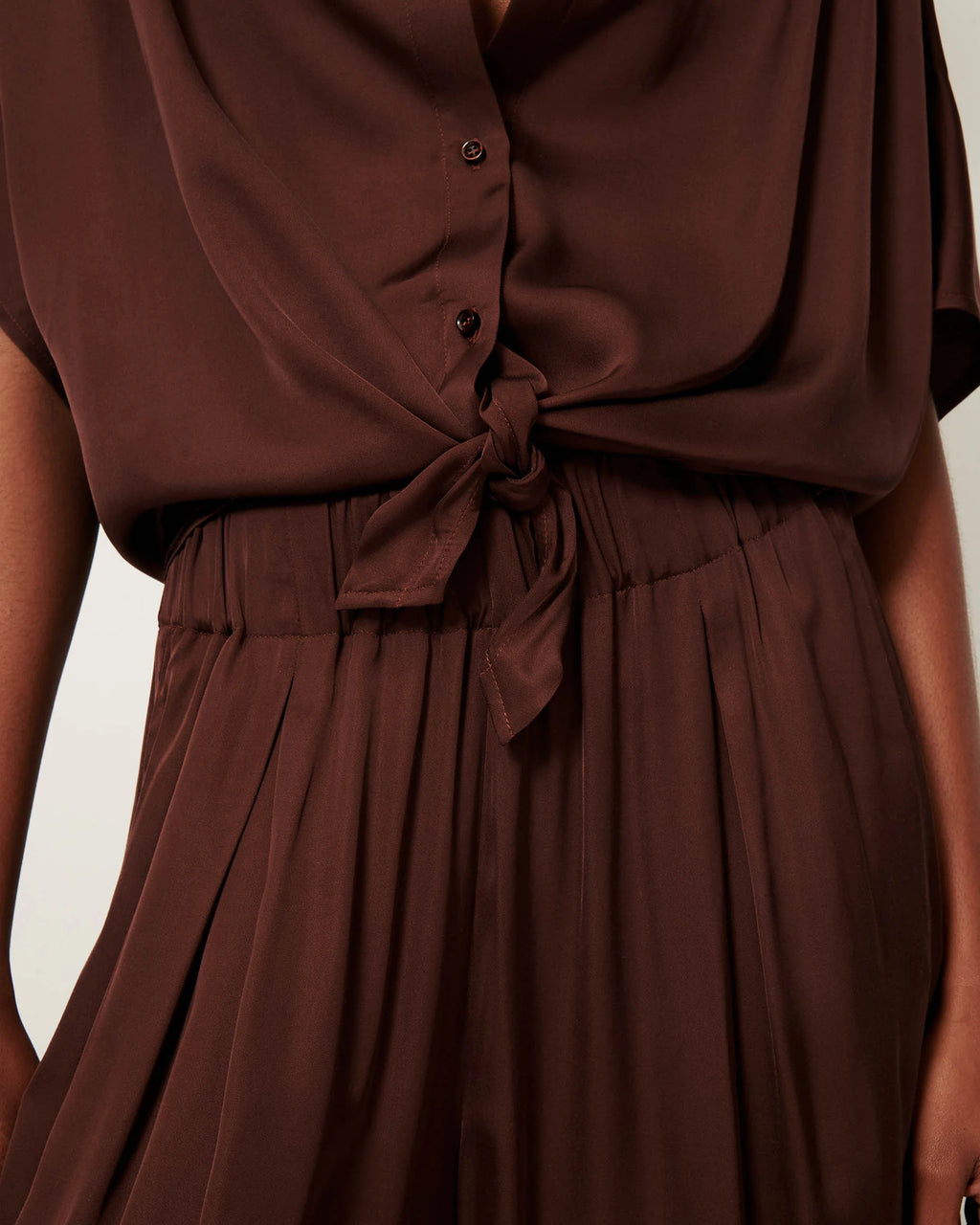 Camisa Alfassa Night Marrón Moka