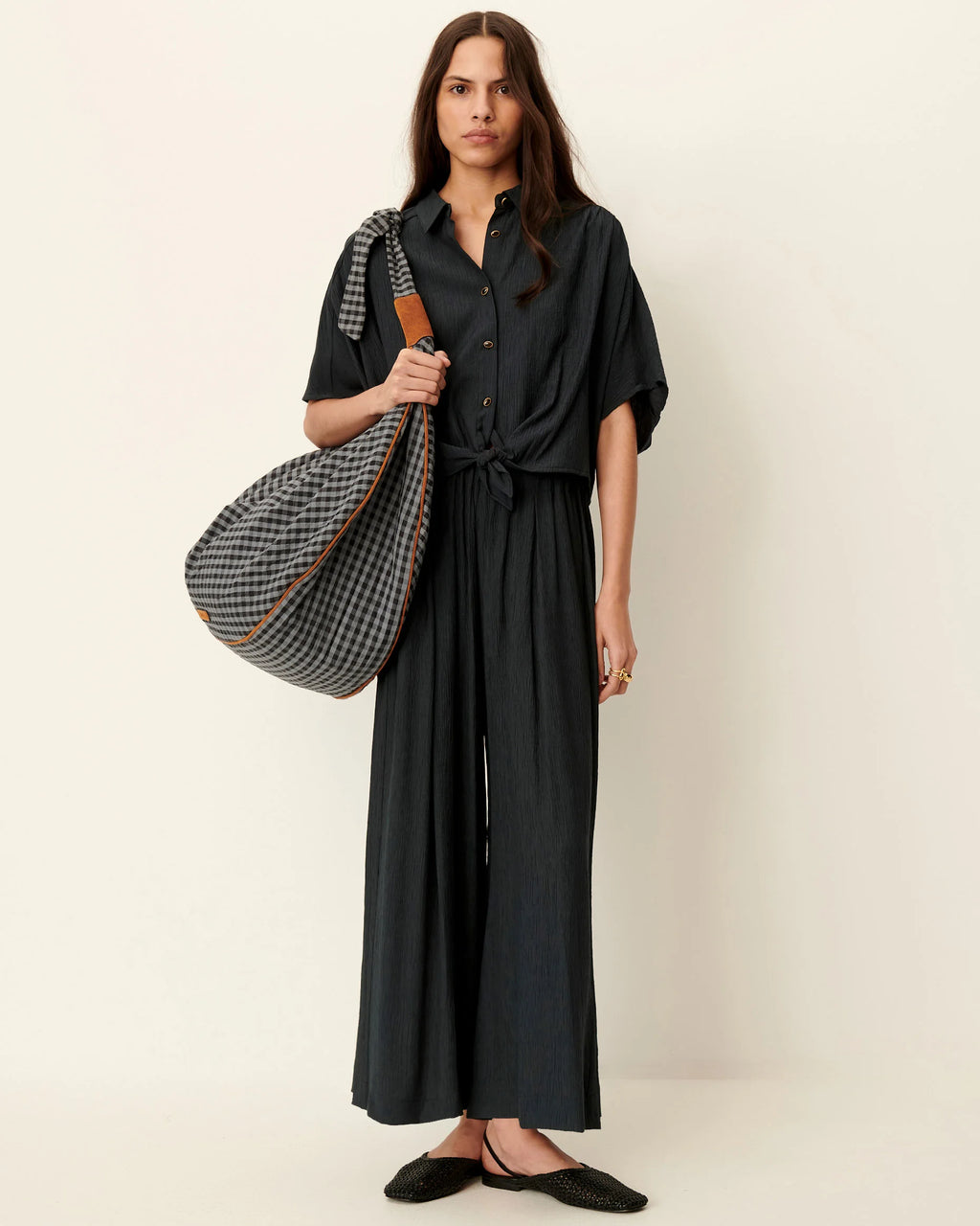 Camisa Corta Alfassa Verde Fumado