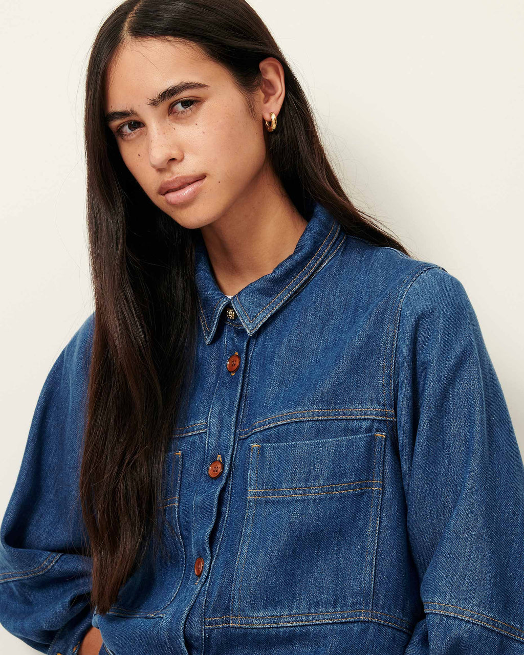 Camisa Leone Azul Denim