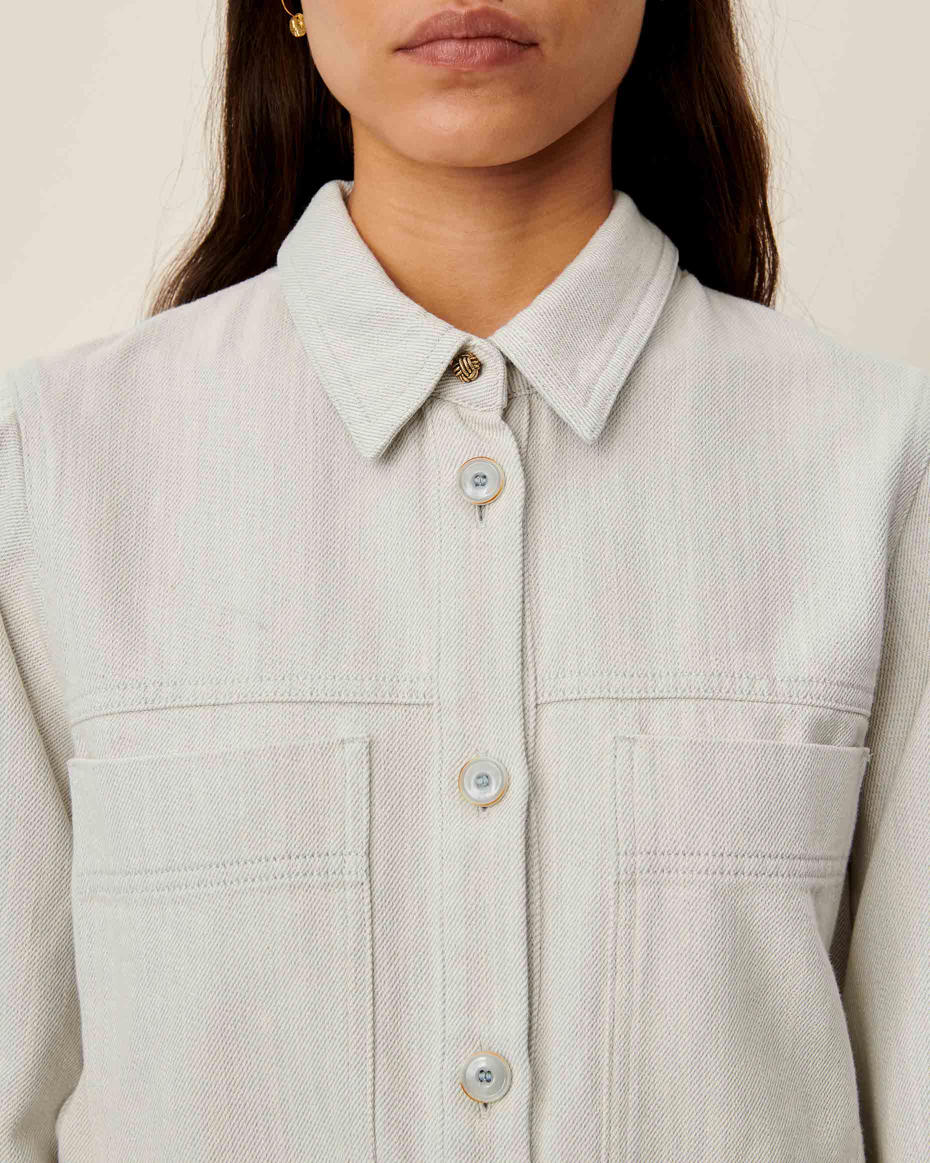 Camisa Leone Blanco Crudo