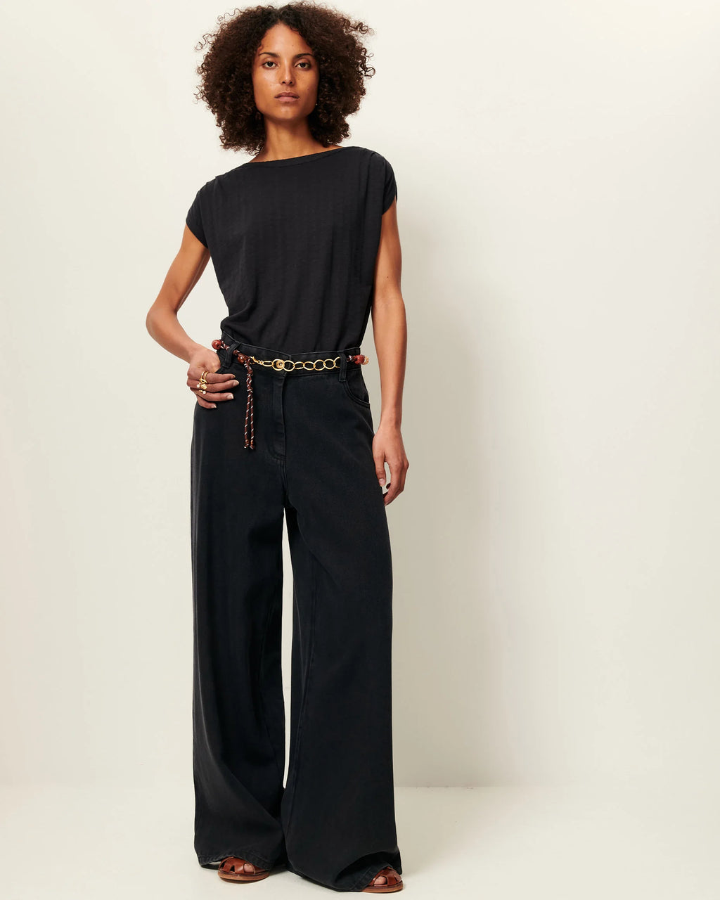 Camiseta Sixto Jacquard Gris Oscuro