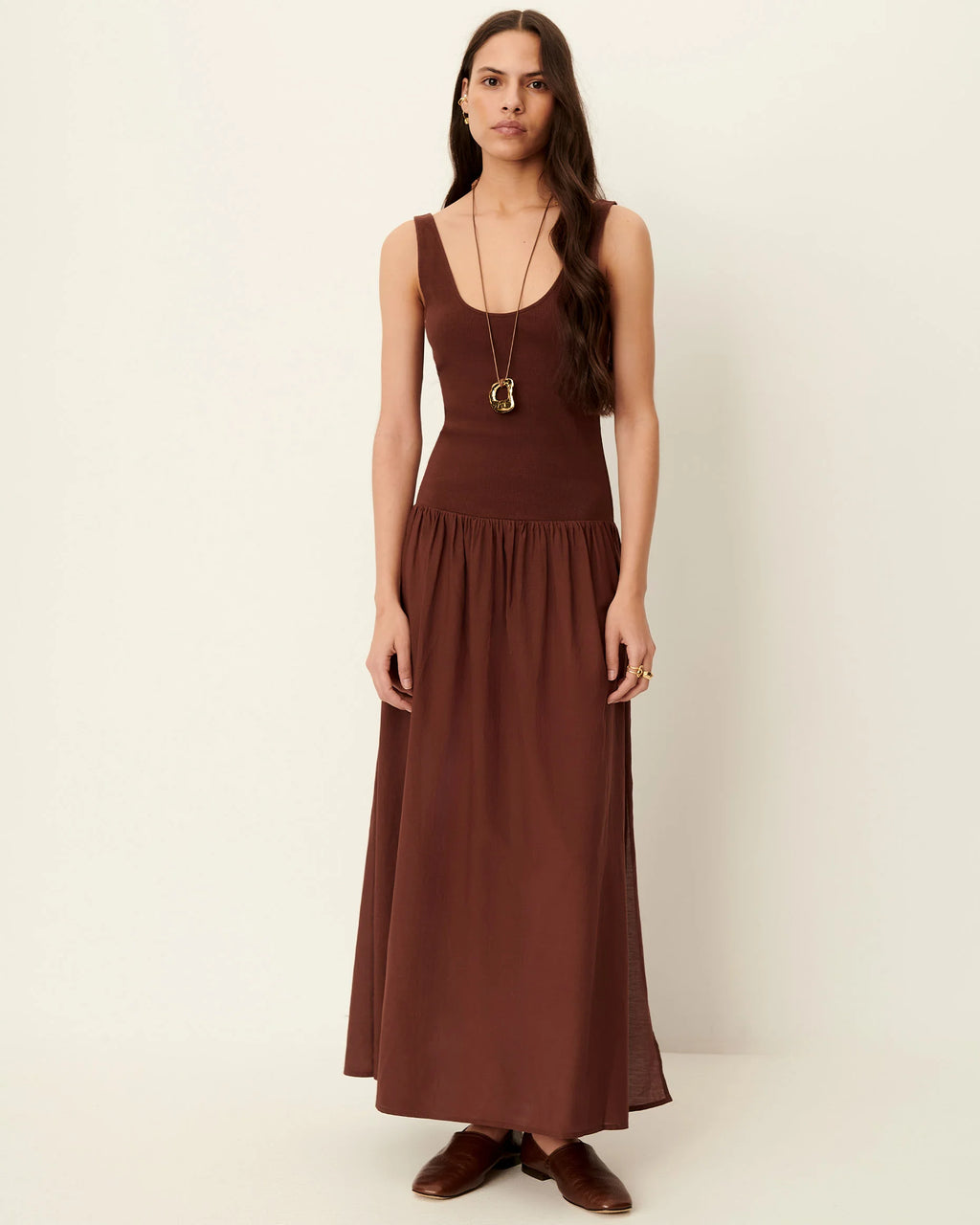Vestido Solao Marrón Whisky
