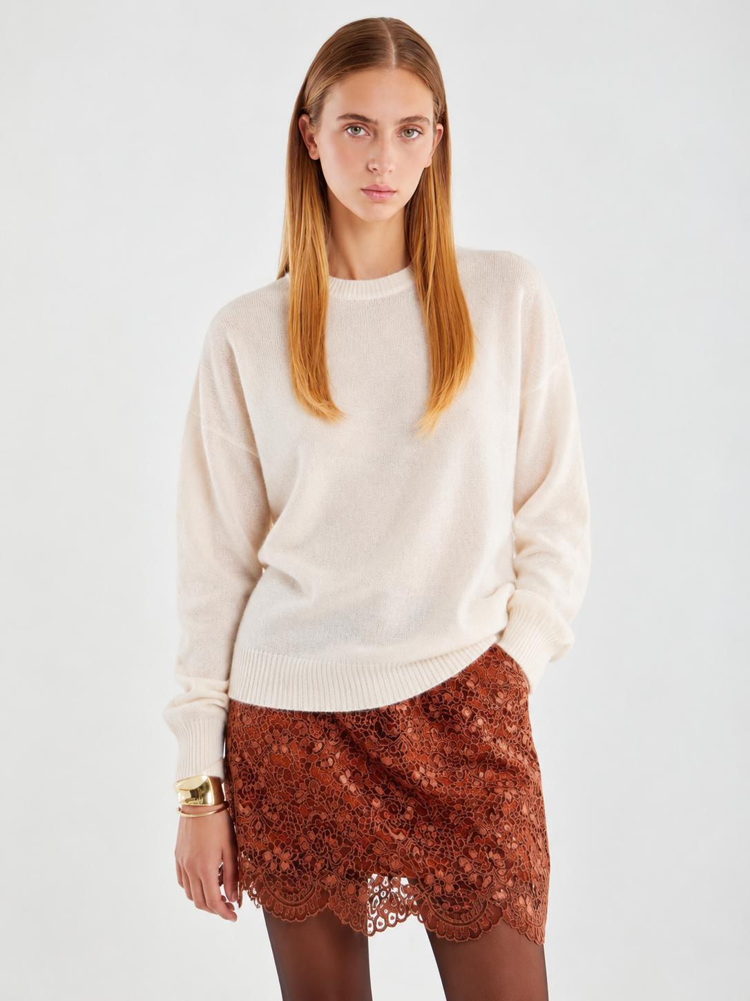 Jersey oversize cuello barco