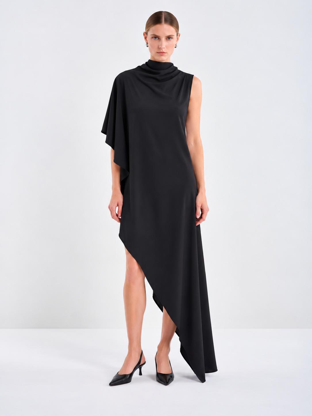 Vestido midi sin mangas
