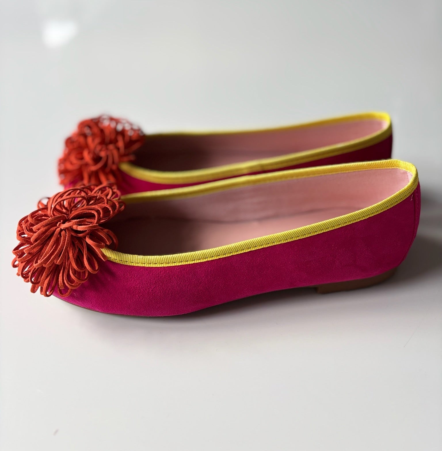 Bailarinas Ante Fucsia - OLIVIA BRUTUS
