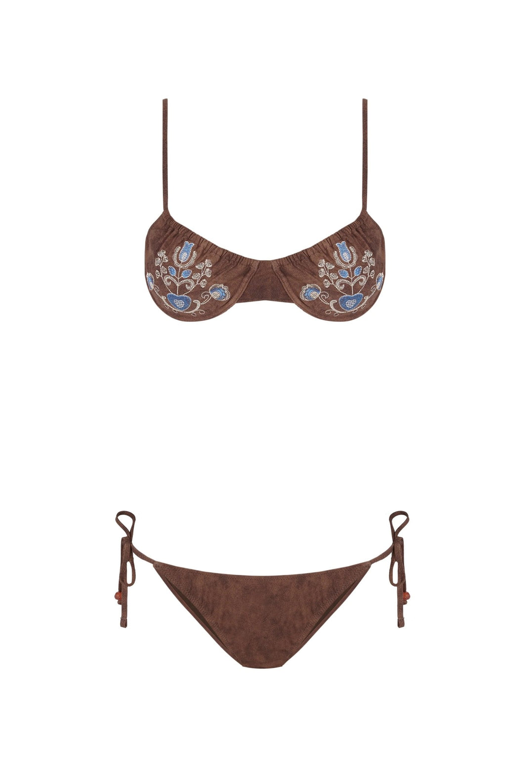 Bikini Marrón Alba - OLIVIA BRUTUS