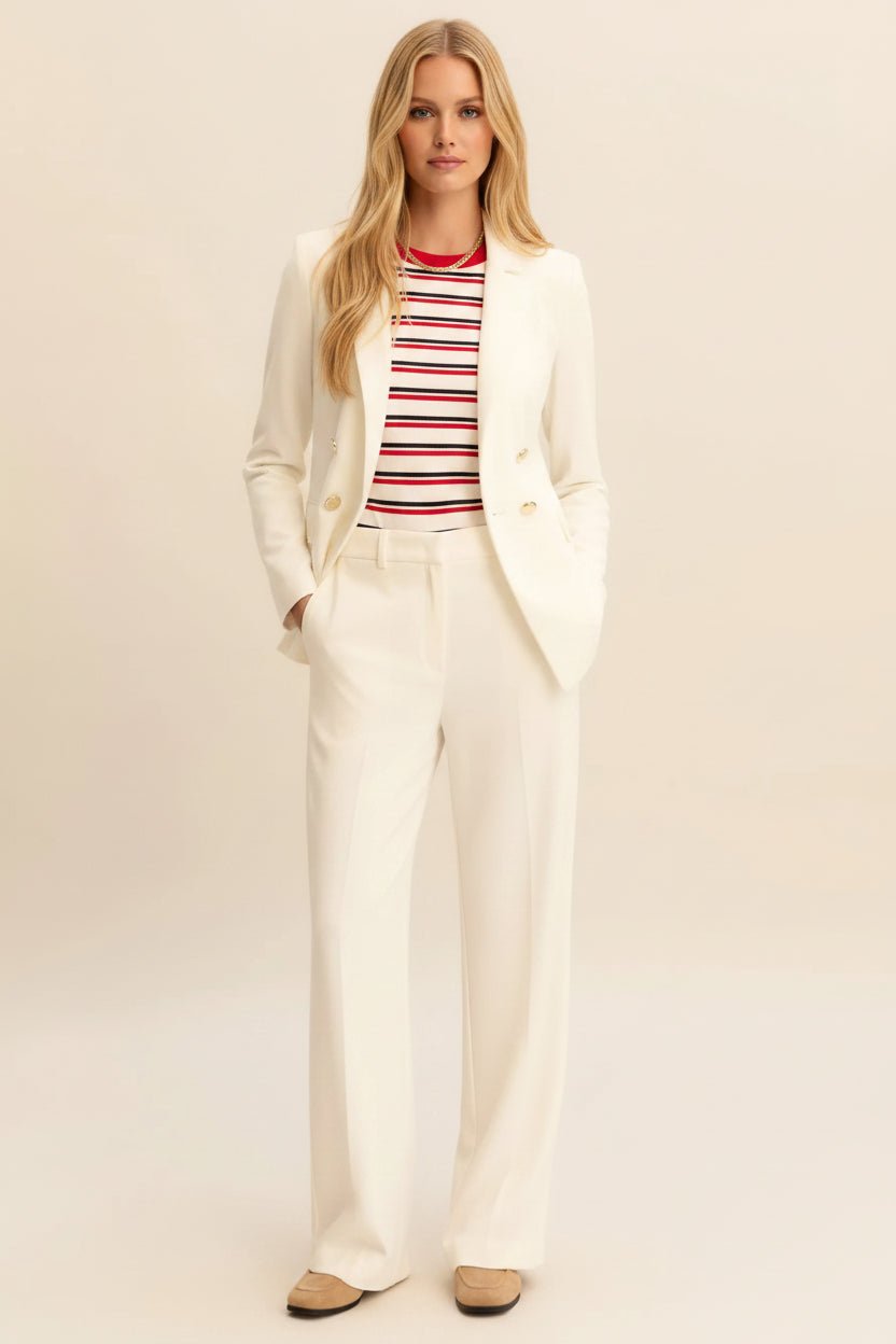 Blazer Blanca EMMEGOISTA - OLIVIA BRUTUS