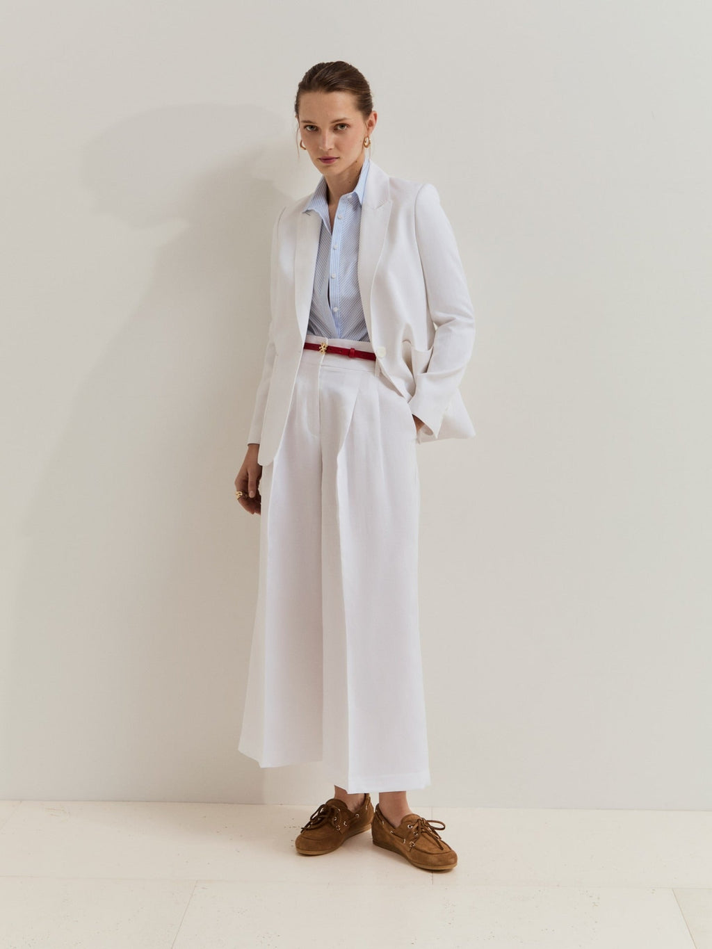 Blazer Crudo de corte recto - OLIVIA BRUTUS