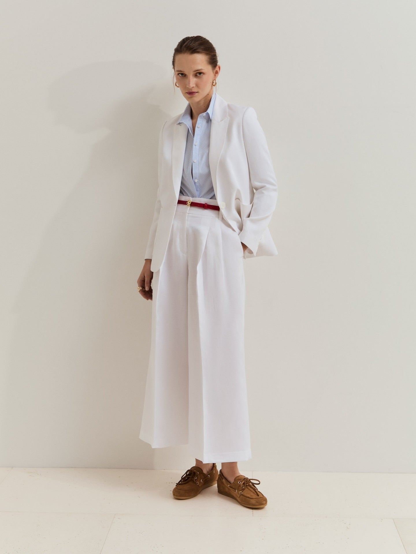 Blazer Crudo de corte recto - OLIVIA BRUTUS