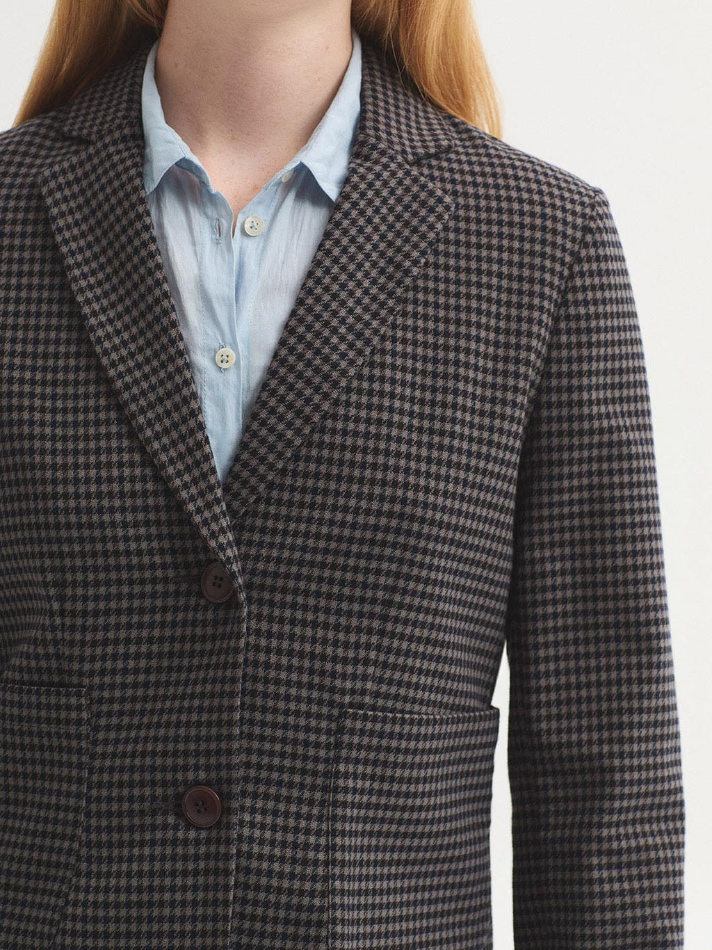 Blazer de pata de gallo superelástico - OLIVIA BRUTUS