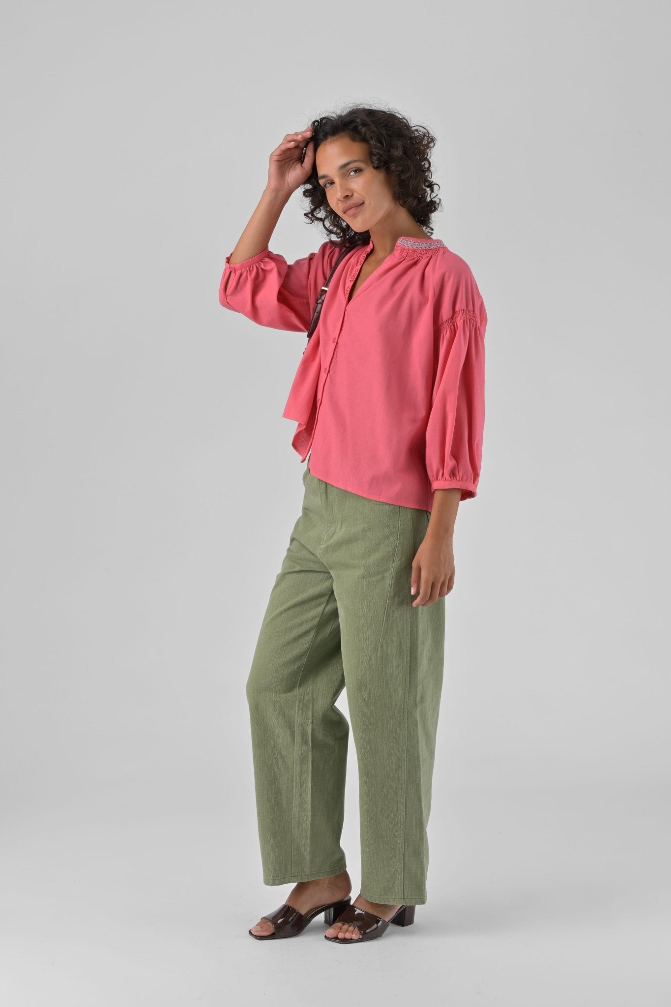 Blusa Daniele Fucsia - OLIVIA BRUTUS