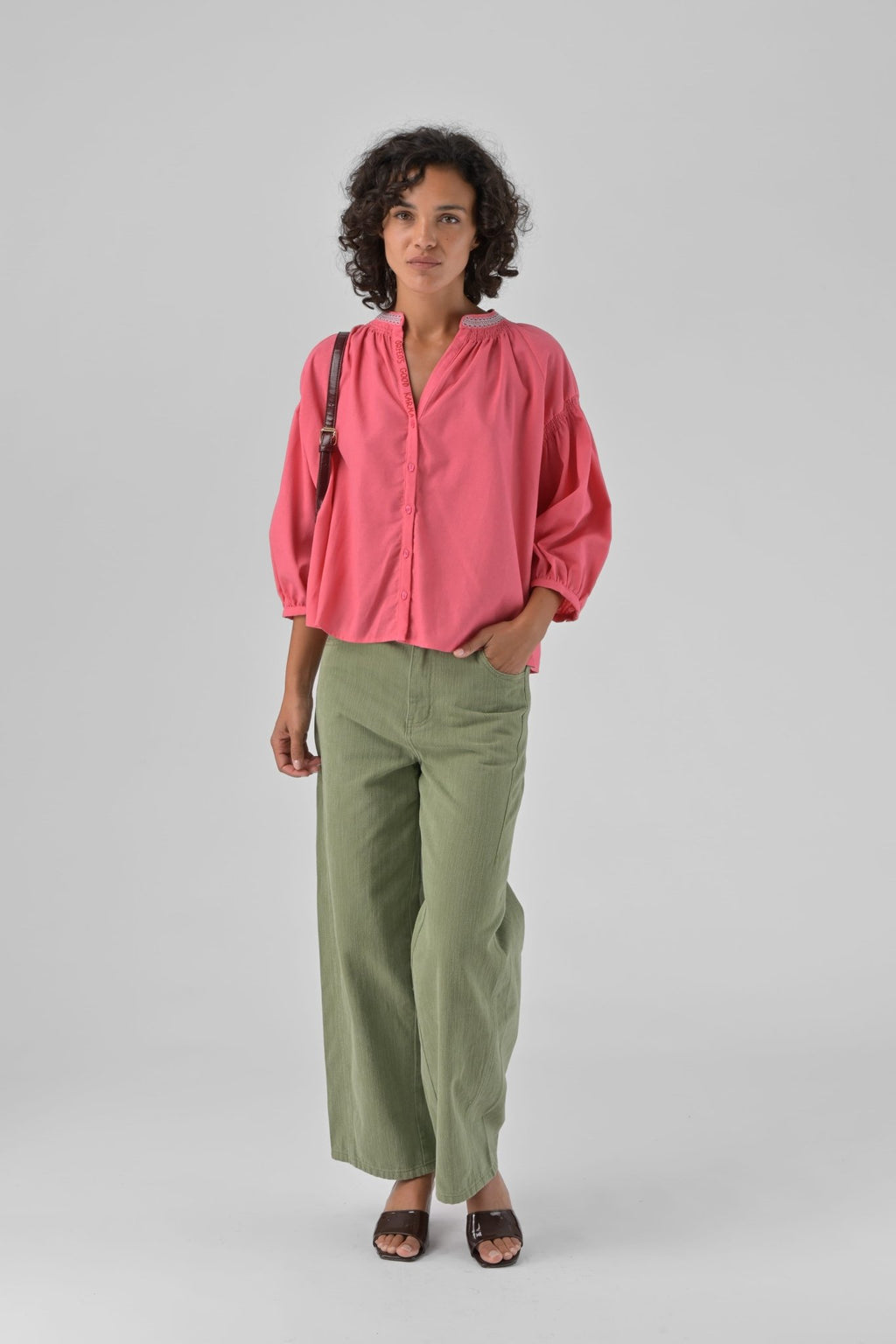 Blusa Daniele Fucsia - OLIVIA BRUTUS
