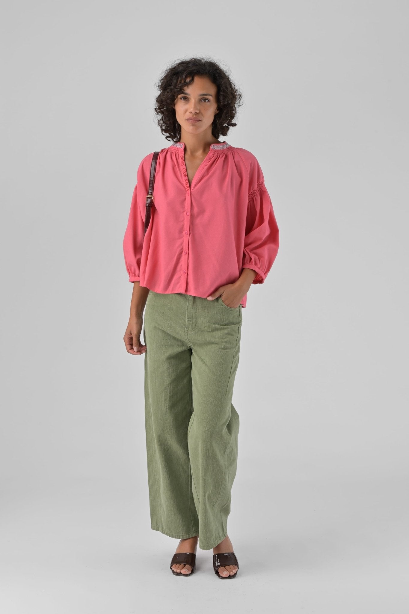 Blusa Daniele Fucsia - OLIVIA BRUTUS