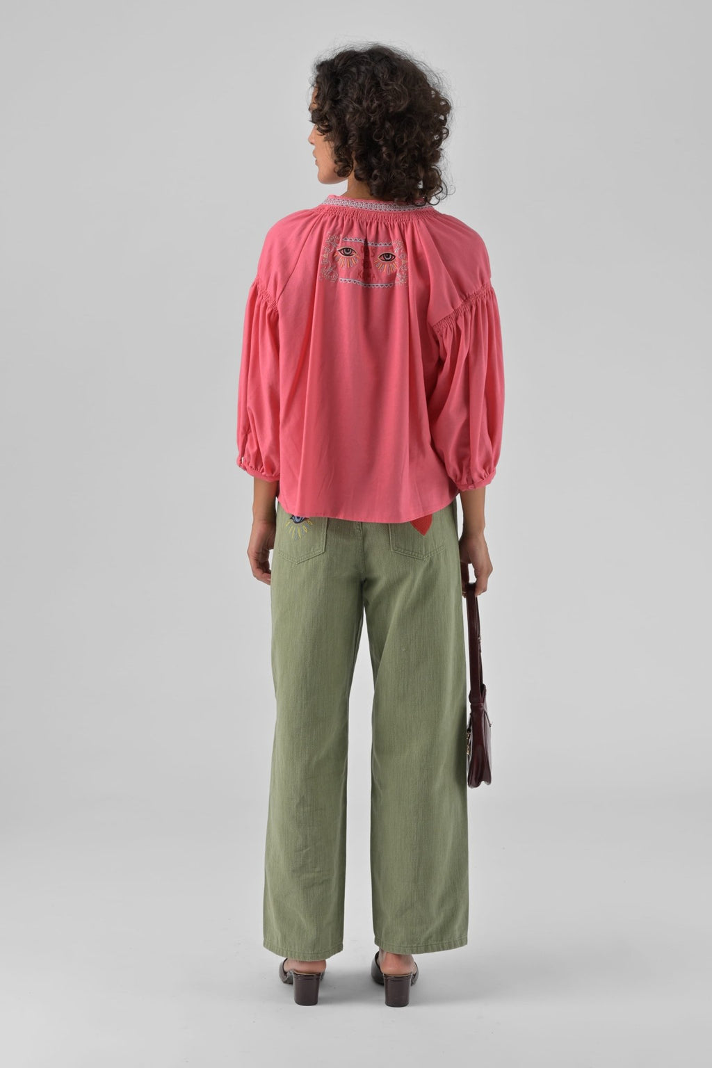 Blusa Daniele Fucsia - OLIVIA BRUTUS