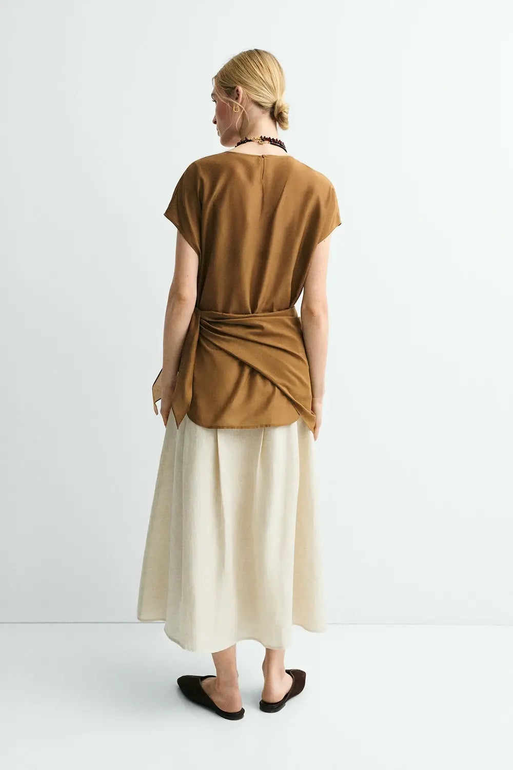 Blusa Diane Tostado