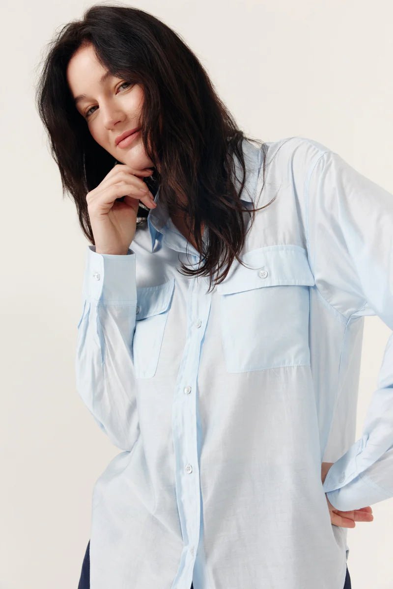 Camisa Aresia L - Azul - OLIVIA BRUTUS