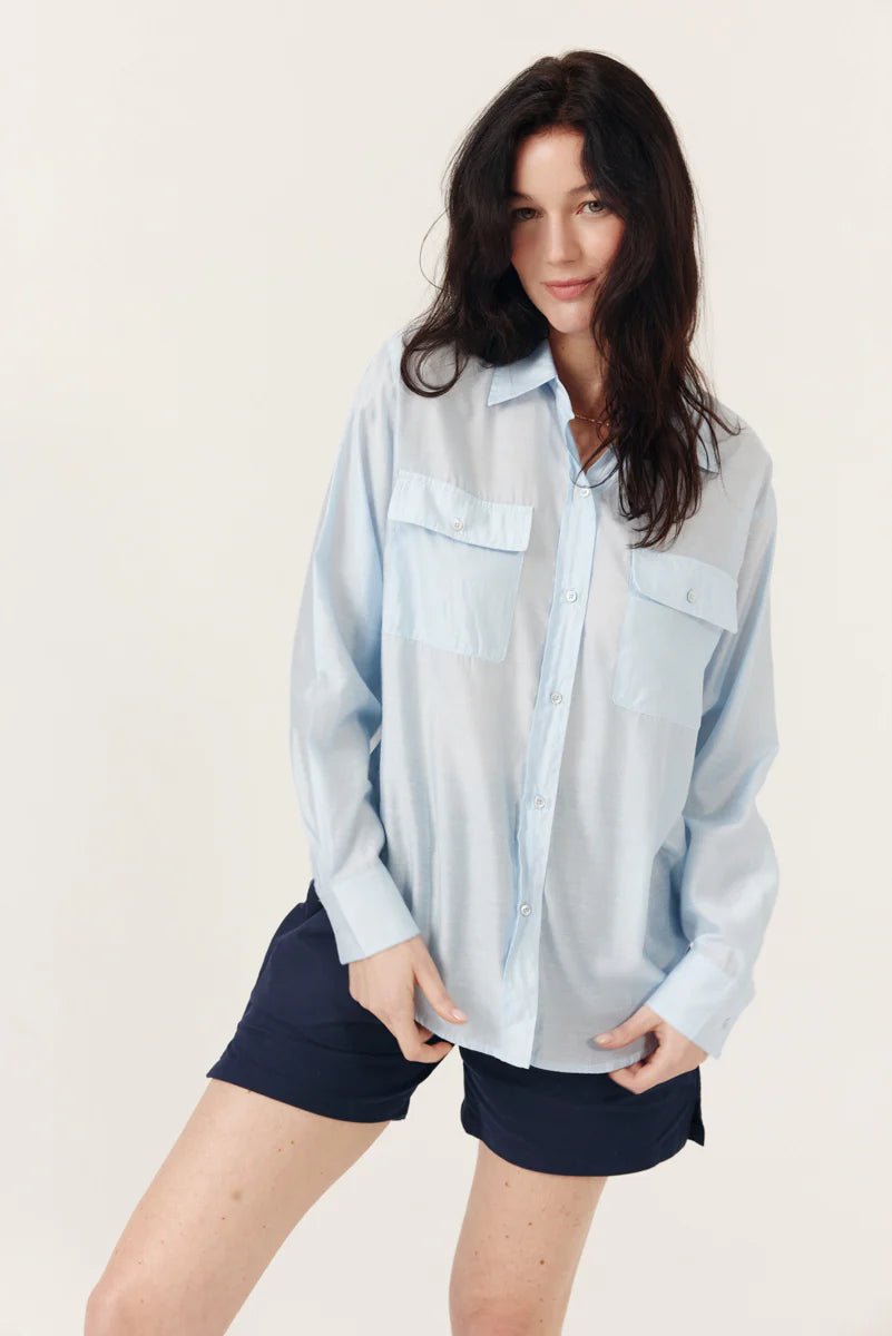Camisa Aresia L - Azul - OLIVIA BRUTUS