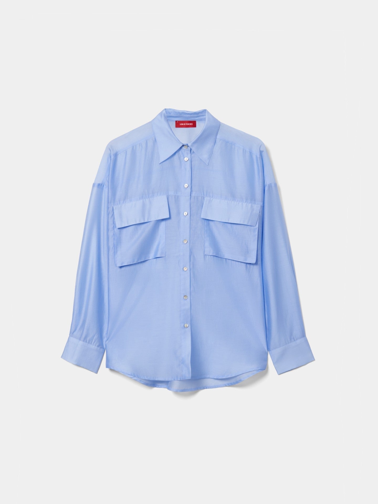 Camisa fluida Azul LP007556.532 - OLIVIA BRUTUS