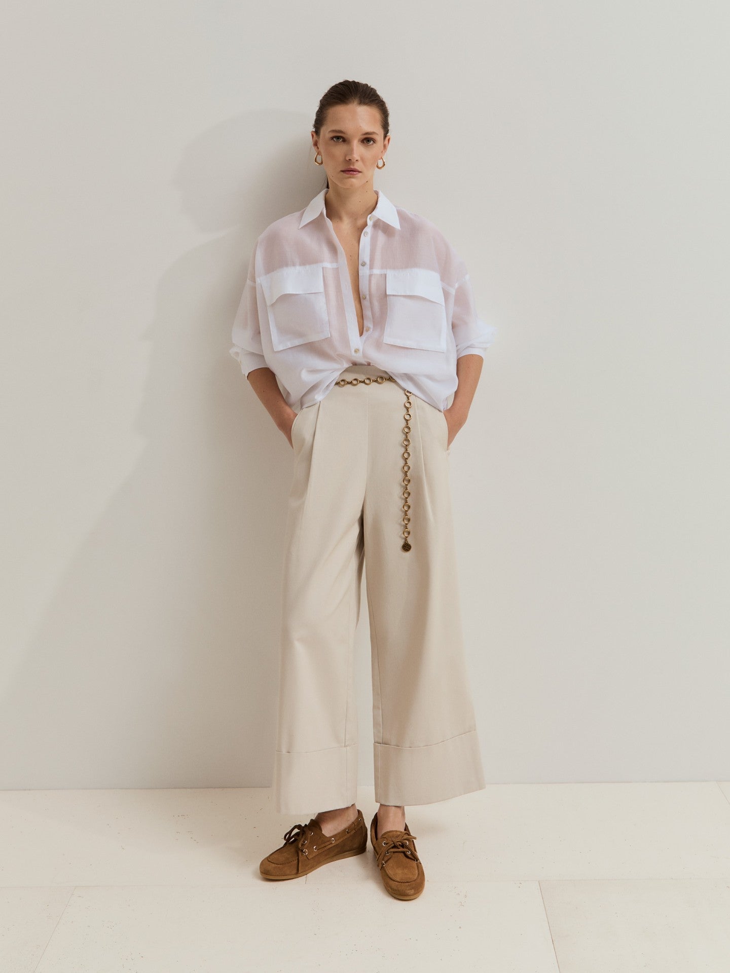 Camisa fluida Blanco LP007556.001 - OLIVIA BRUTUS