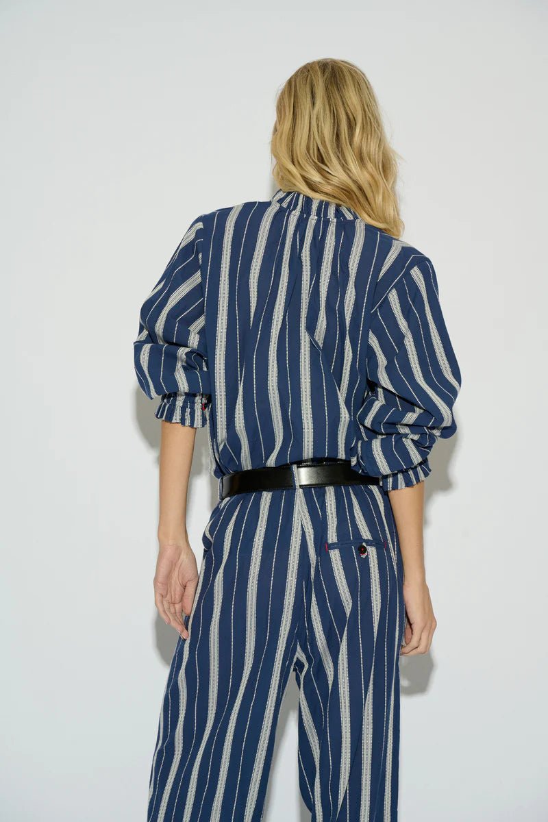 Camisa Uma Azul Marino - OLIVIA BRUTUS