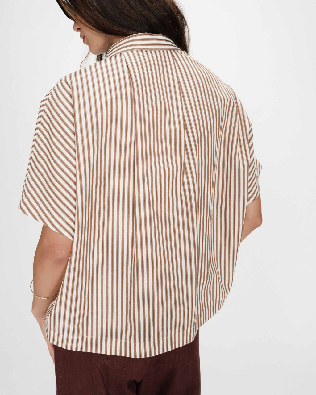 Camisa Vercia Moca - OLIVIA BRUTUS