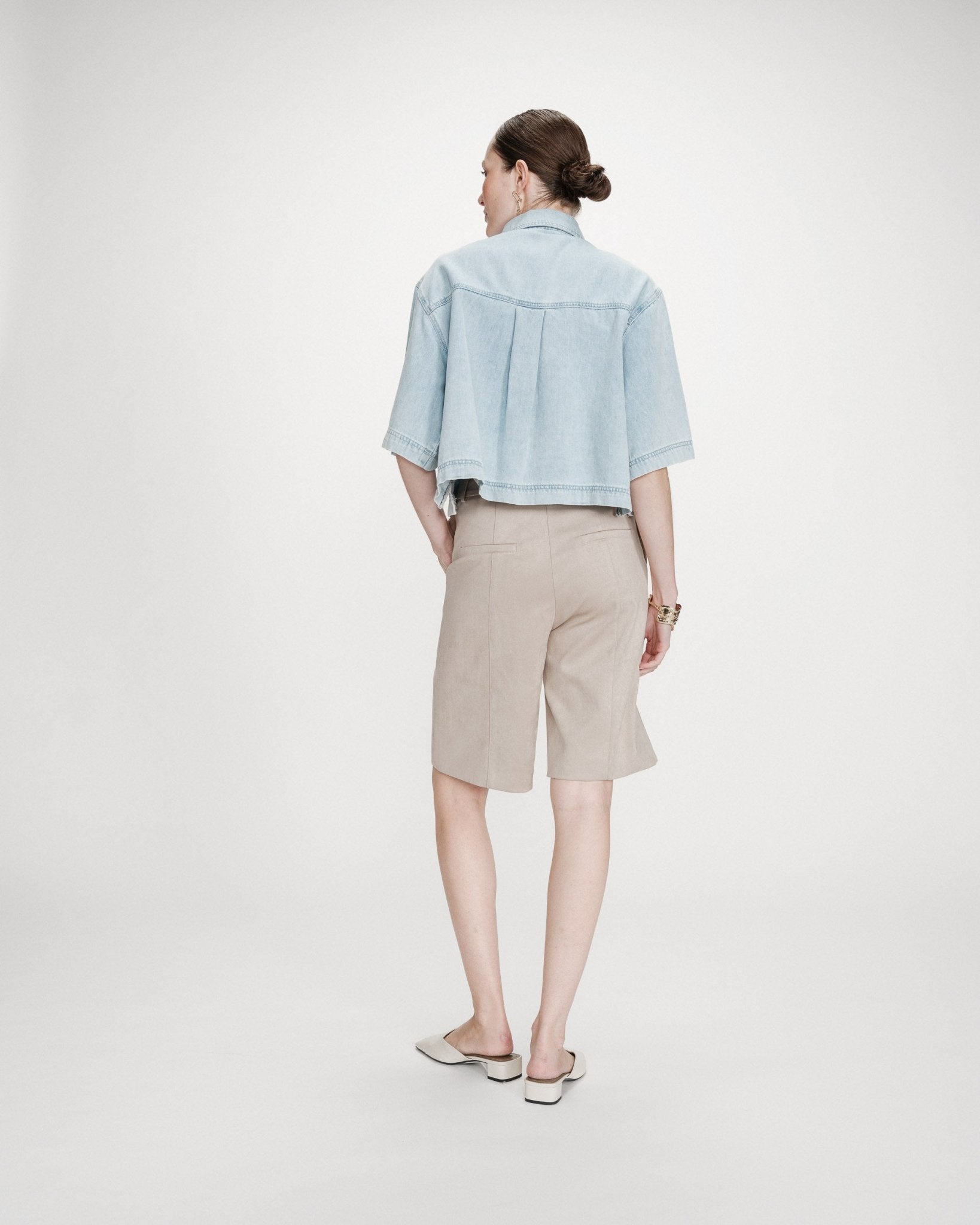 Camisa Vita Azul Cielo - OLIVIA BRUTUS