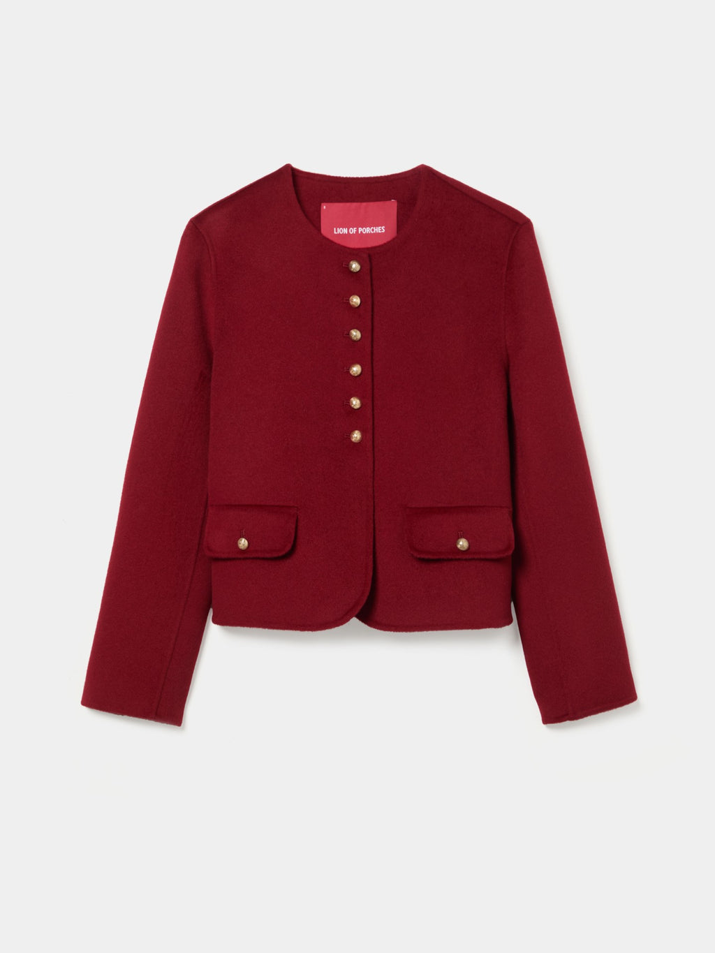 Chaqueta corta de lana