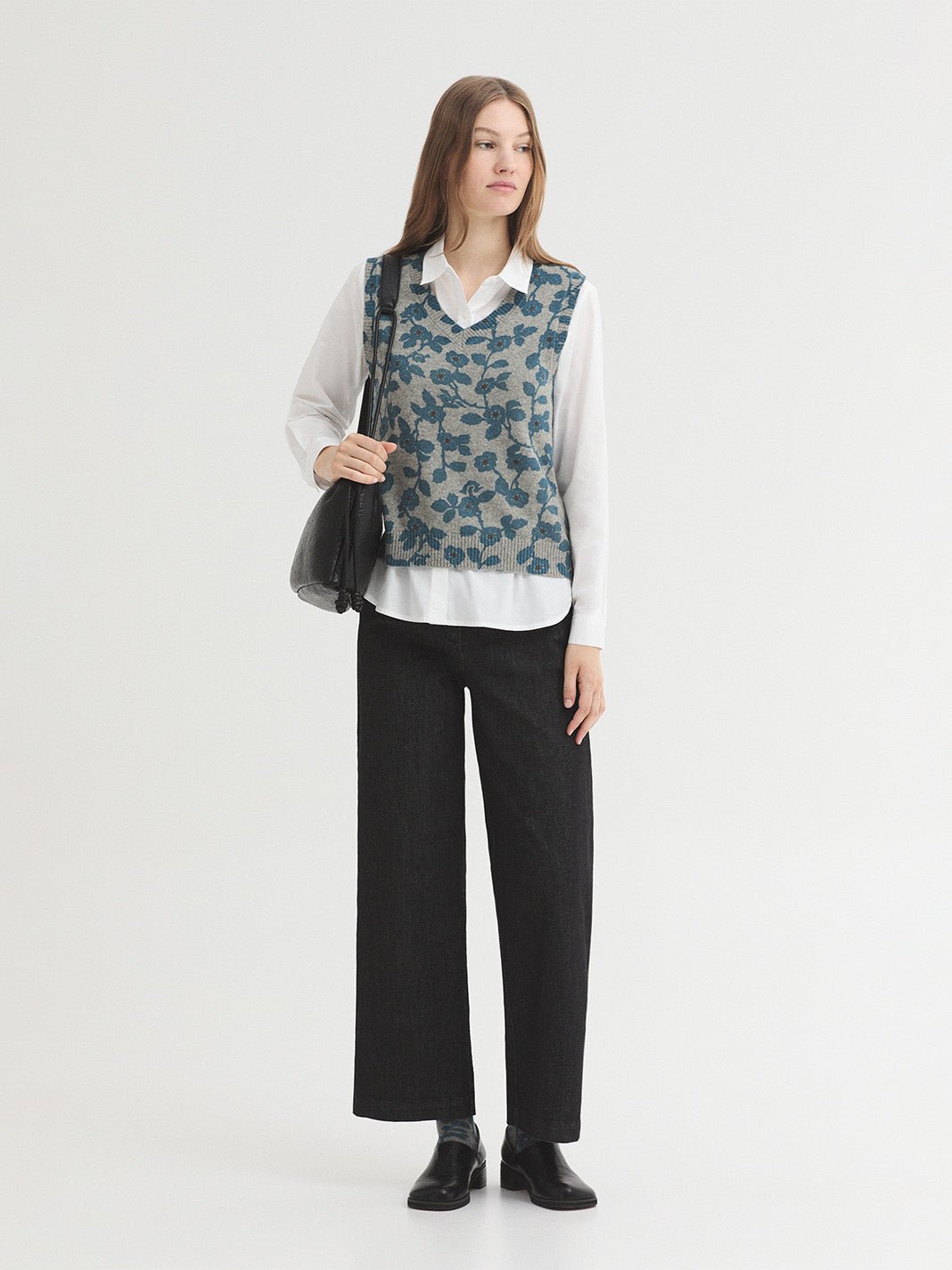 Chaleco estampado Rose Branches - OLIVIA BRUTUS