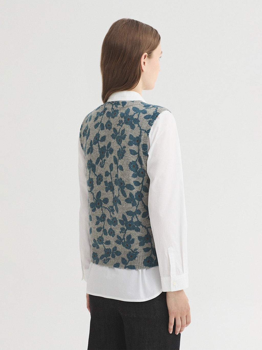 Chaleco estampado Rose Branches - OLIVIA BRUTUS
