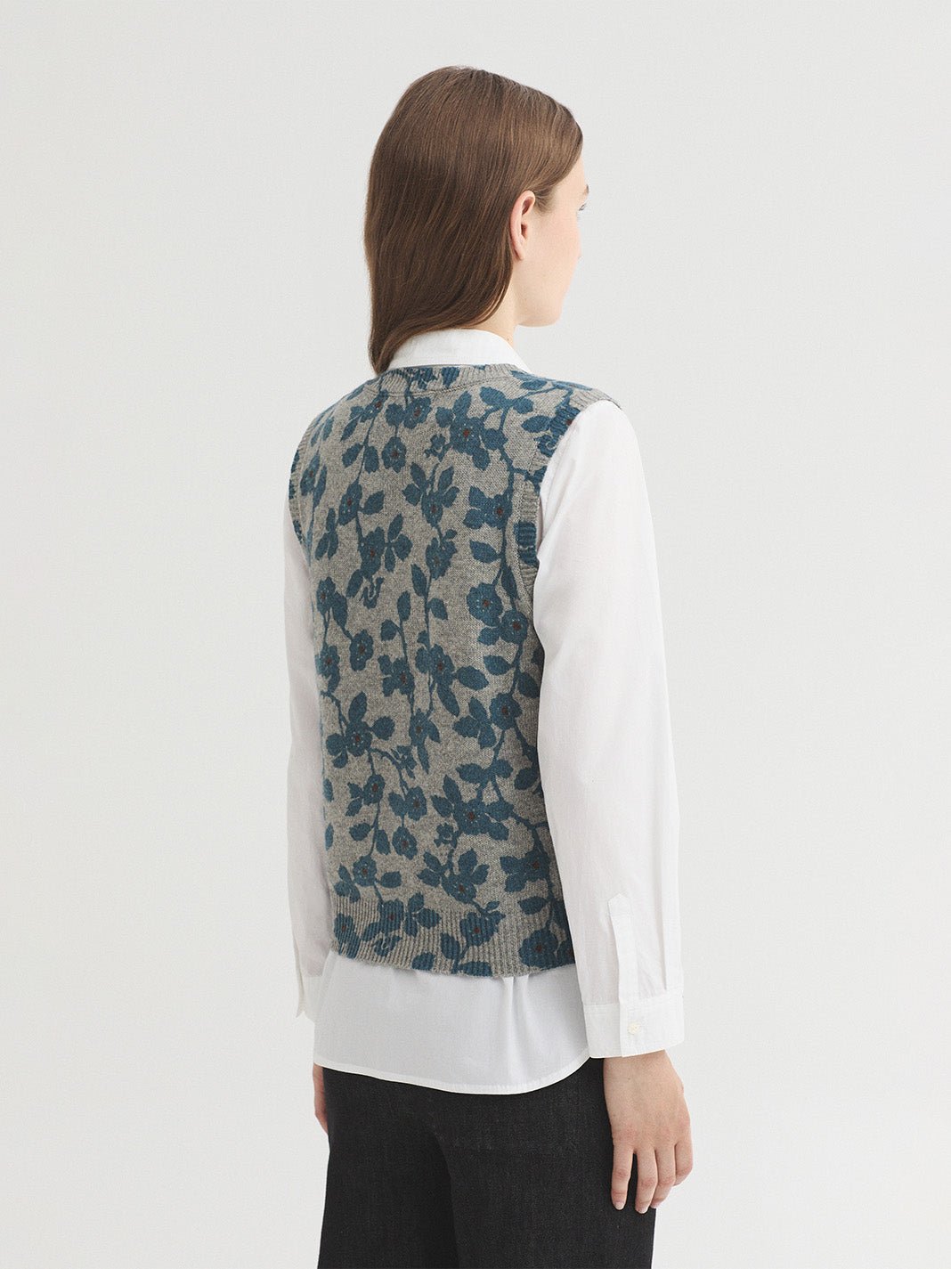 Chaleco estampado Rose Branches - OLIVIA BRUTUS