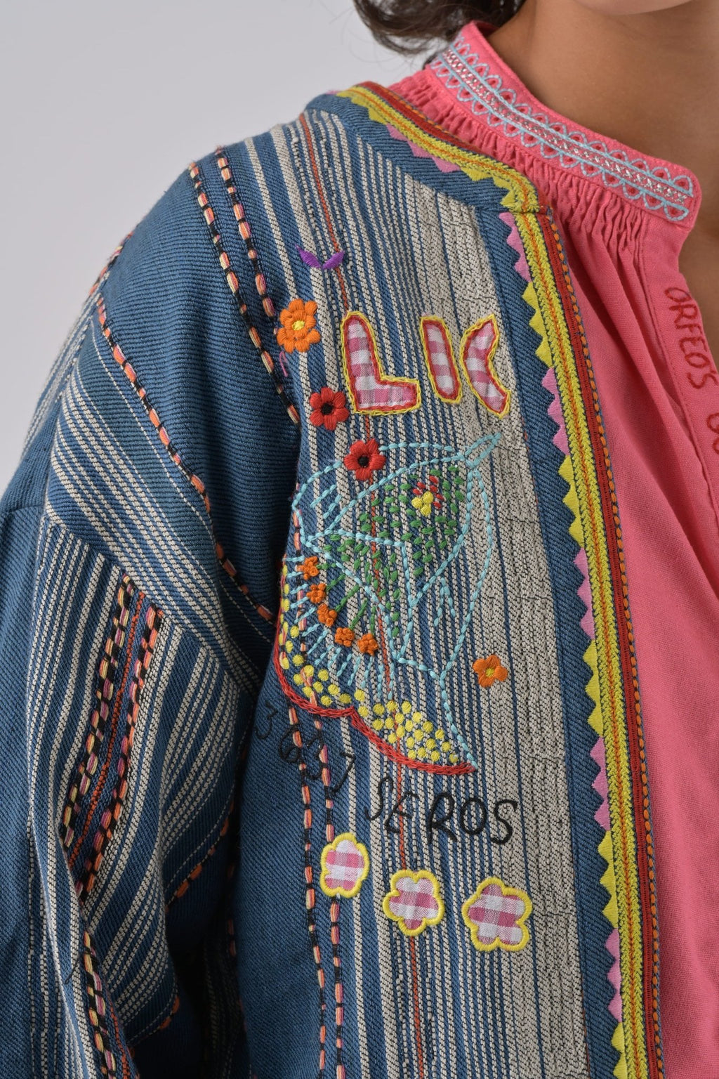 Chaqueta Alyzia Azul - OLIVIA BRUTUS