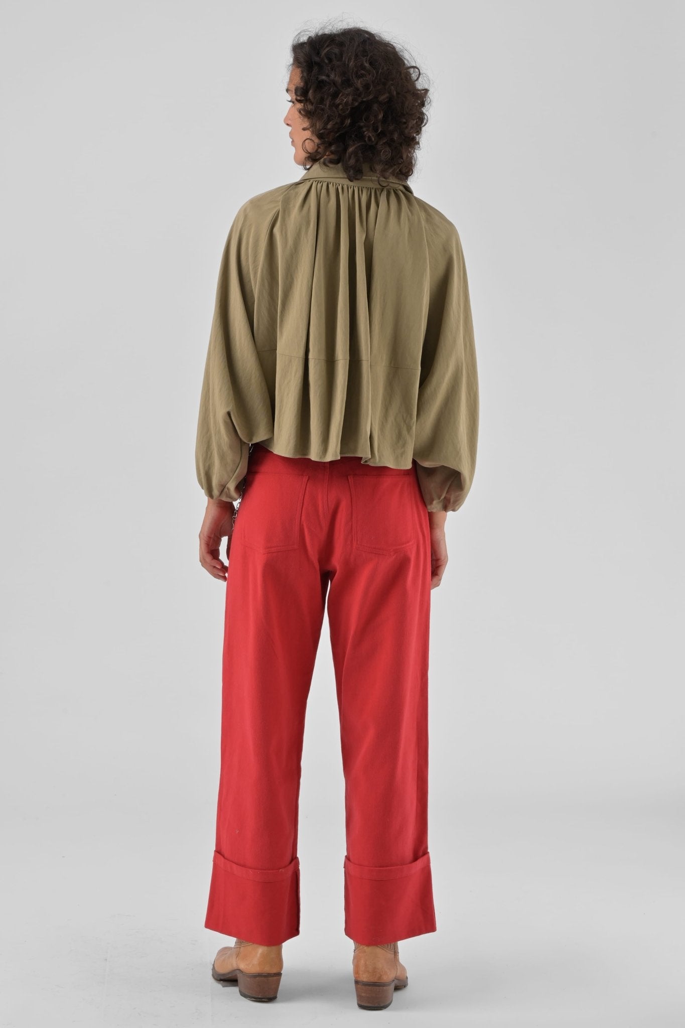 Chaqueta Romane Kaki - OLIVIA BRUTUS