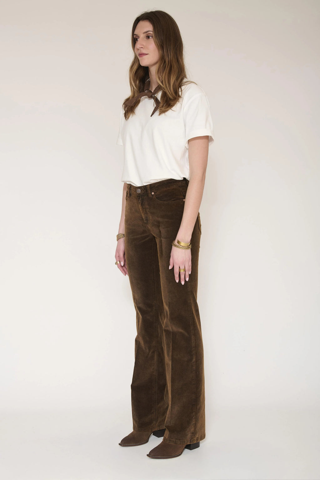 Pantalón THE HARLEY COTTON SUEDE