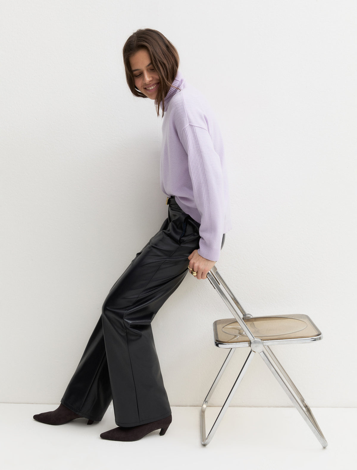 Pantalón de punto Emmargento - vista 4