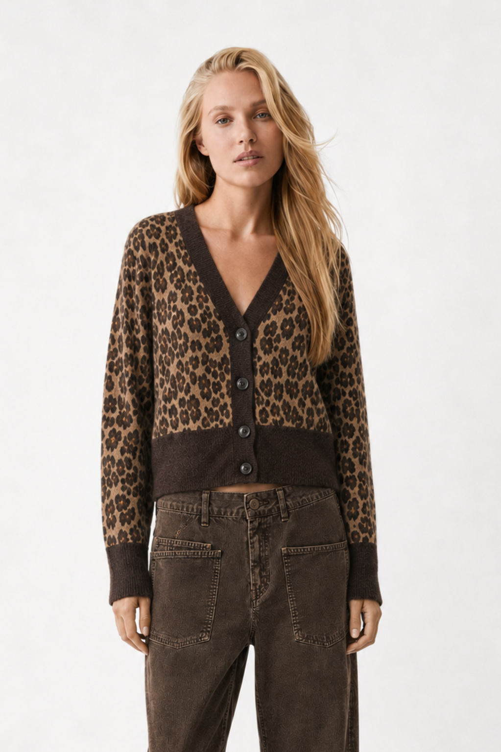 Cárdigan Leopardo