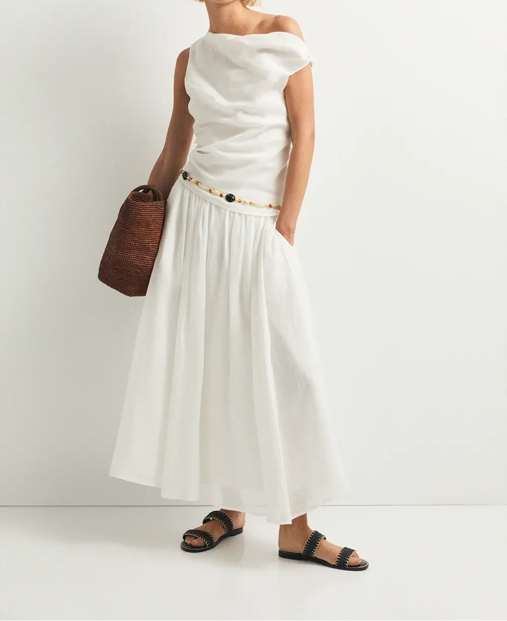 Creta Off White Skirt