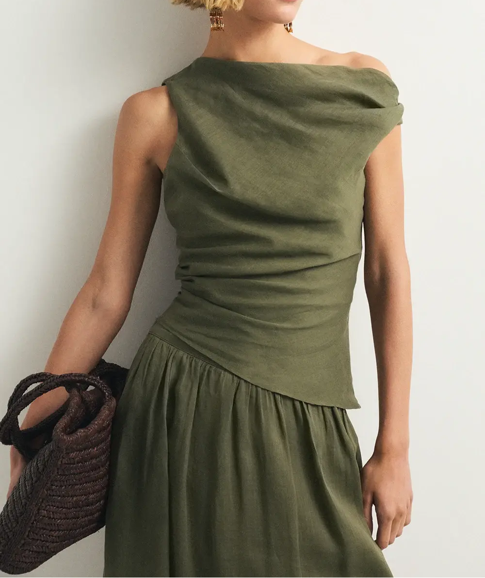 Falda Creta Jungle Green